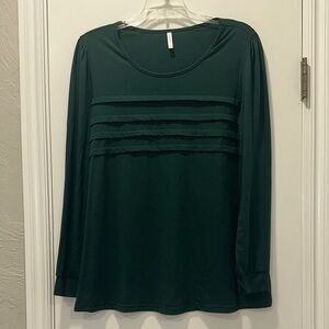 Women’s Emerald Green Classic Long Sleeve Tee
